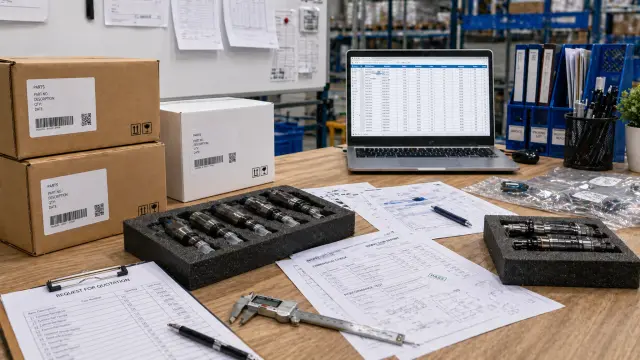 Traceability packing scene with QR labels and export-ready cartons.